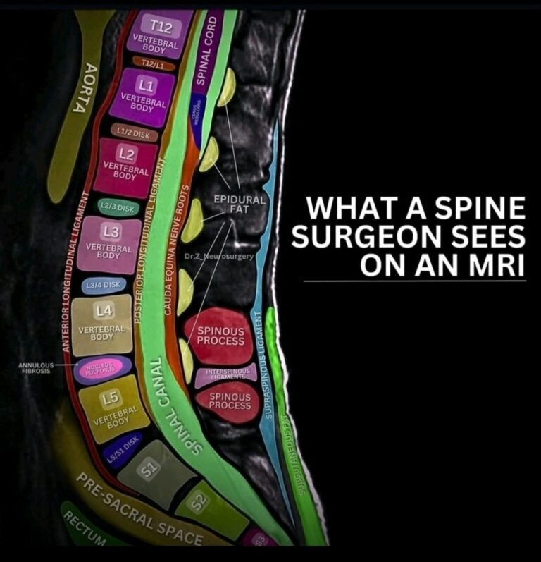A simplified view of the Lumbar Spine MR!