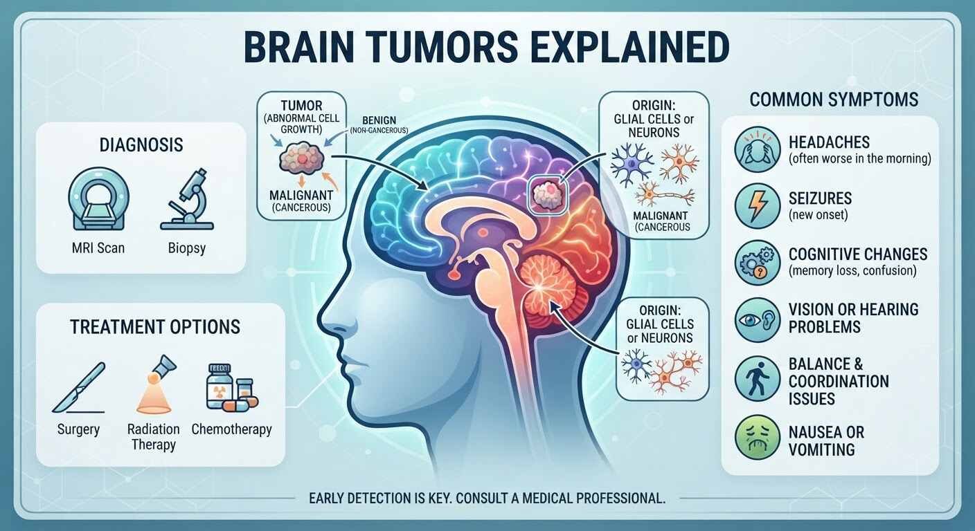 Brain Tumors Types, Grades, Symptoms, and Treatments